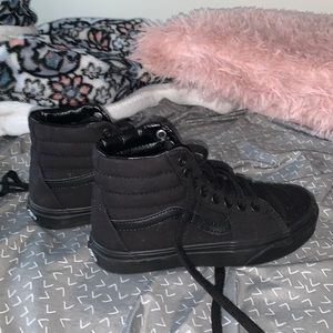 Black high top vans
